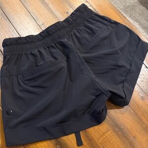 lululemon athletica Women's Black Athletic Shorts
